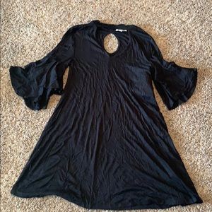 black keyhole dress size s